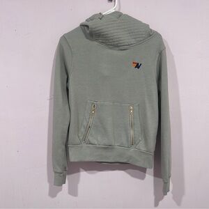 Aviator nation ninja hoodie - xs - Grey/green